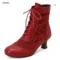 Ankle Boots Lace Up Boots Big Size Women