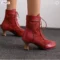 Ankle Boots Lace Up Boots Big Size Women